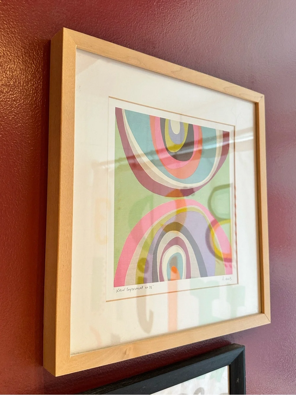 IKEA D Van B 'Colour Experiment No. 28’ Signed Lithograph 1999, 15 x 15in